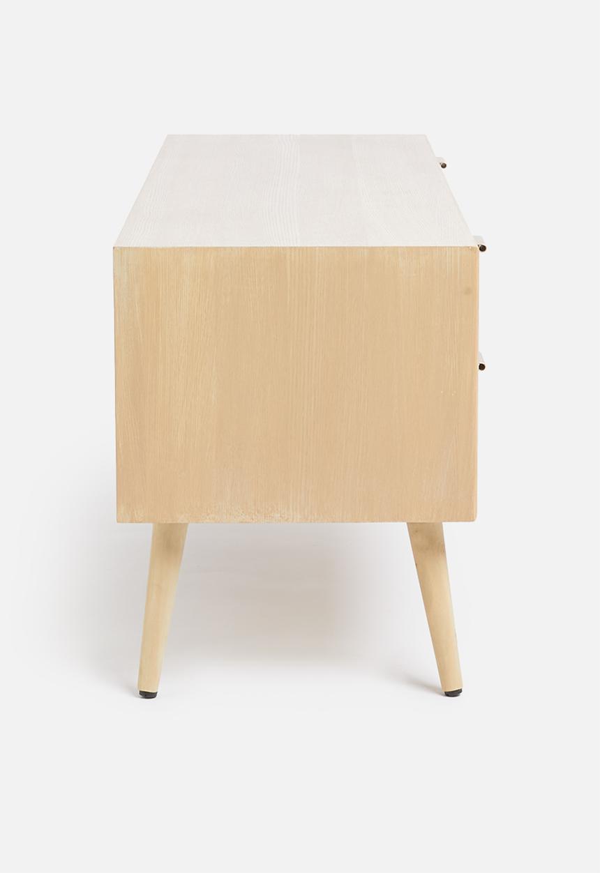 Sixth Floor - Rattan tv unit - natural
