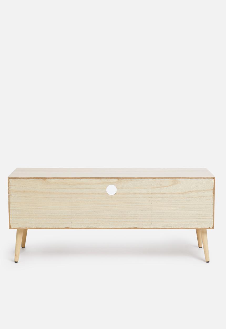 Sixth Floor - Rattan tv unit - natural
