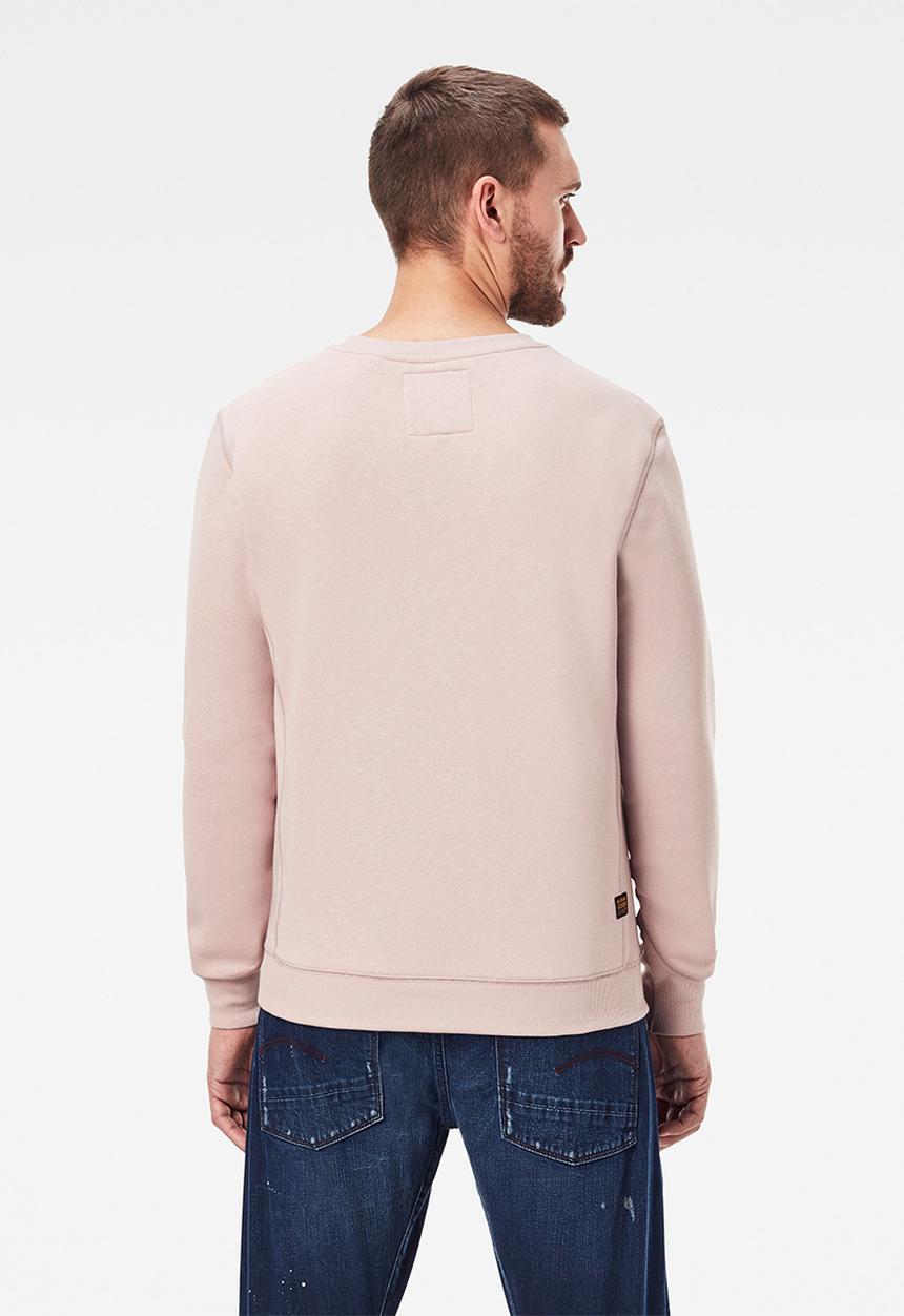G-STAR - Premium core r long sleeve sweat - pink 