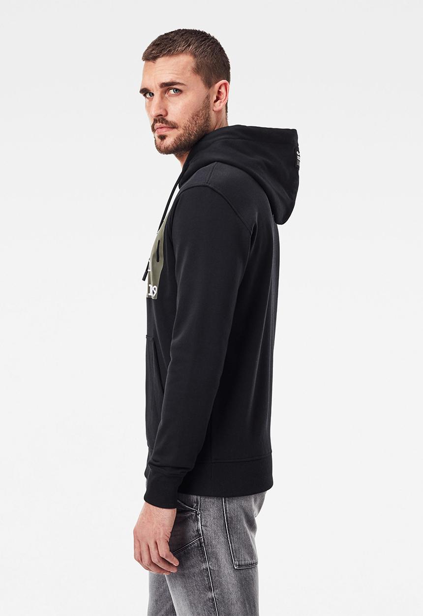 G-STAR - Originals hdd sw long sleeve sweat - black