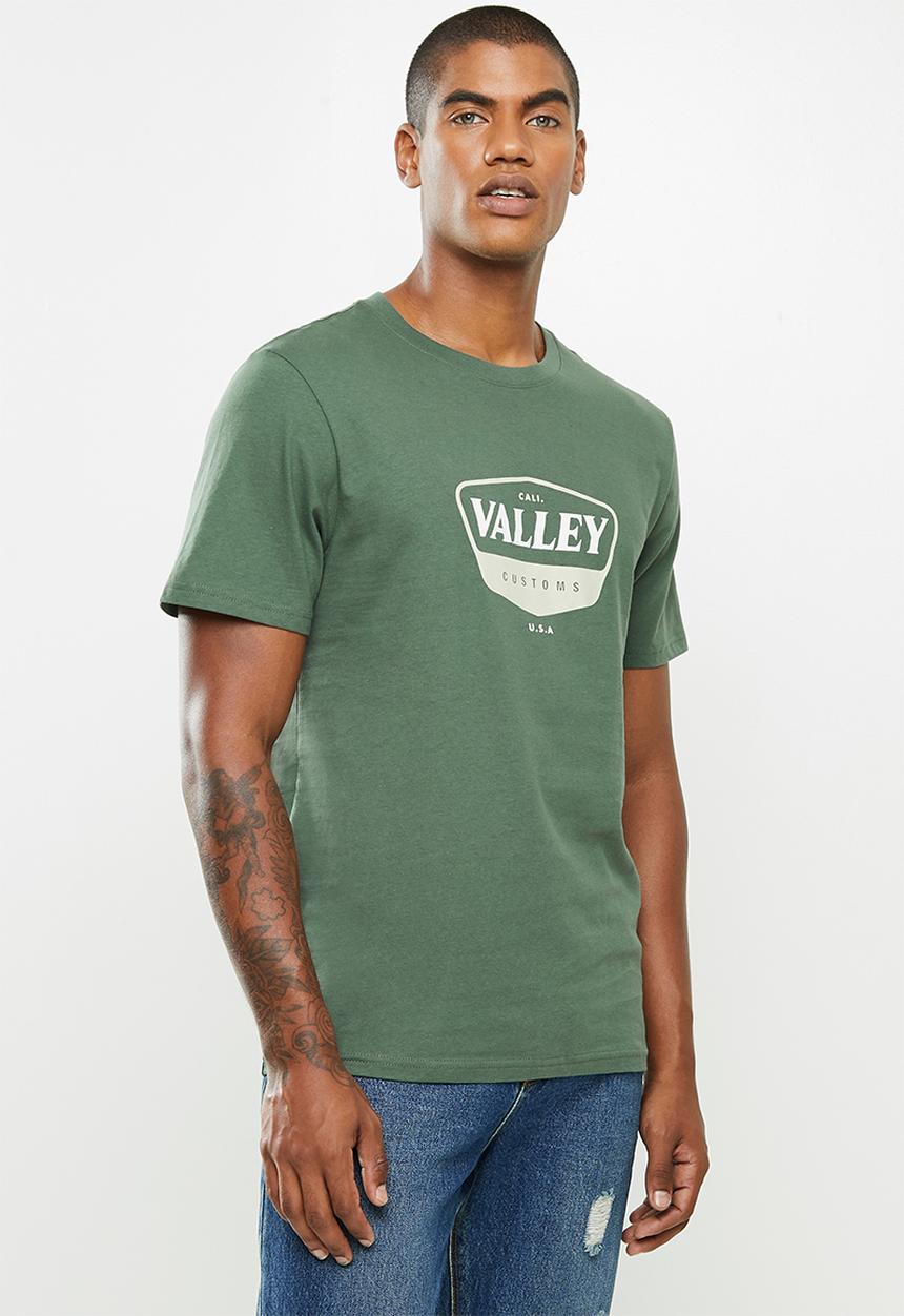 Cotton On - Tbar moto T-shirt - green
