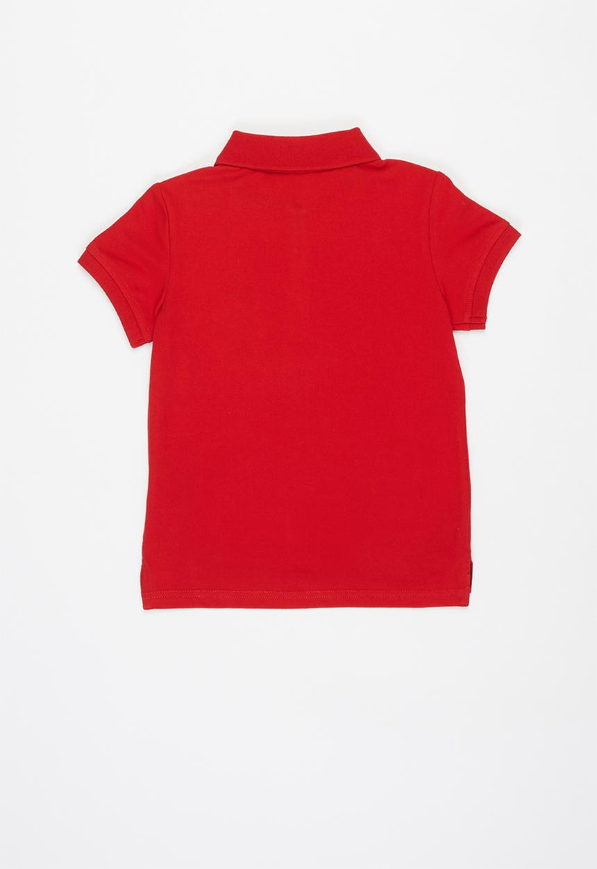 POLO - Girls nina short sleeve golfer - red