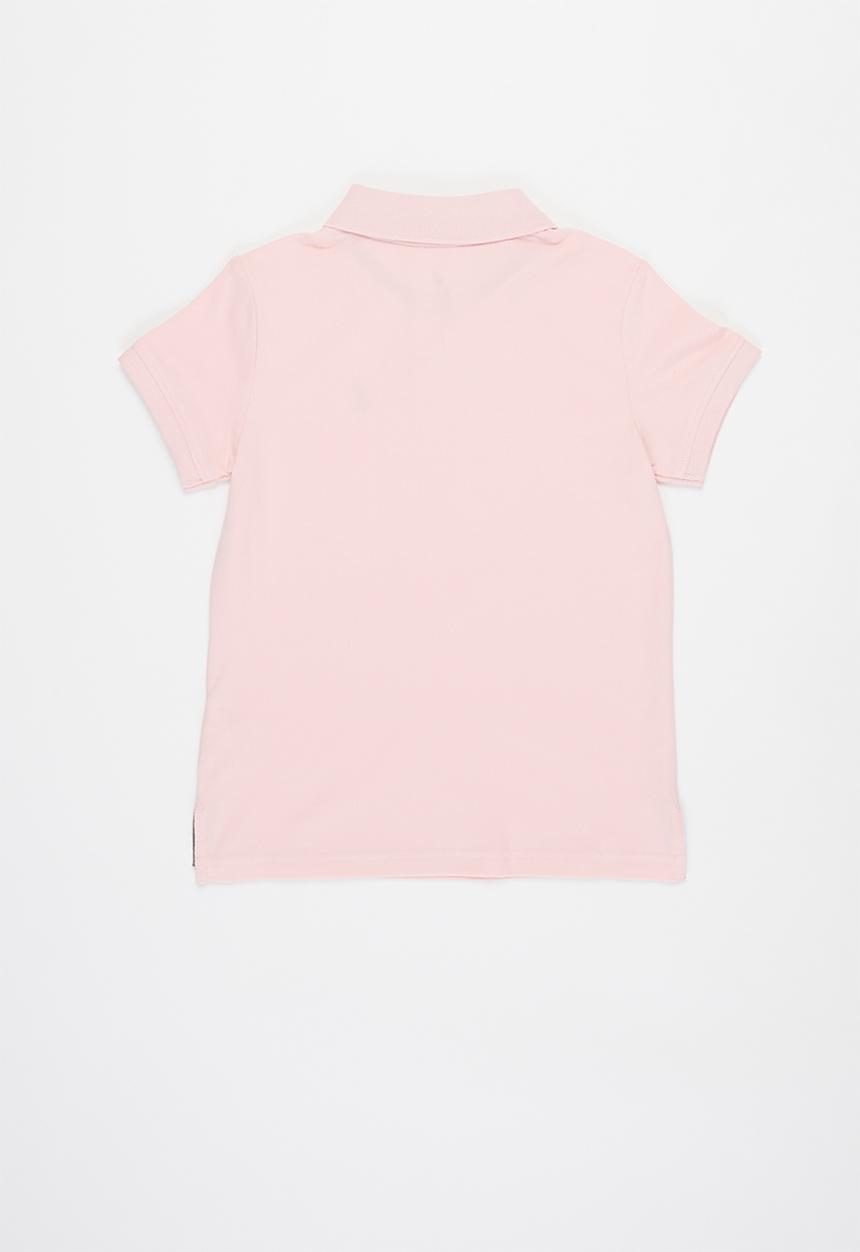 POLO - Girls nina short sleeve golfer - pink