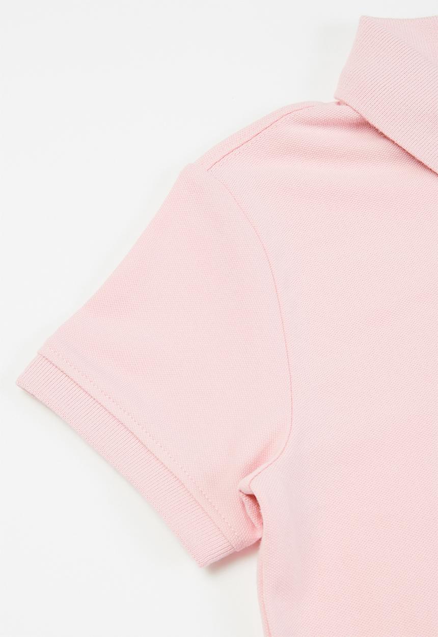 POLO - Girls nina short sleeve golfer - pink