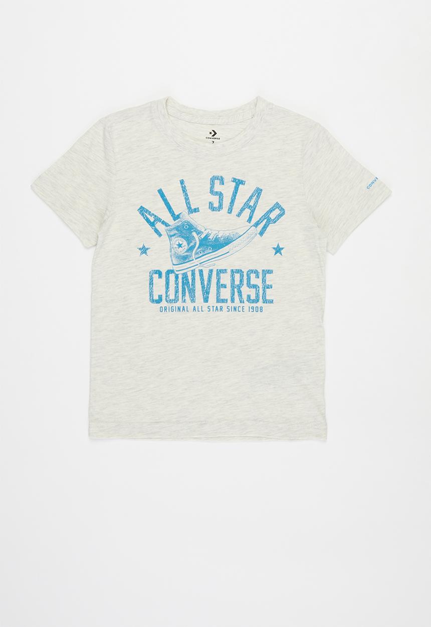 Converse - Converse boys collegiate shoe tee - neutral 