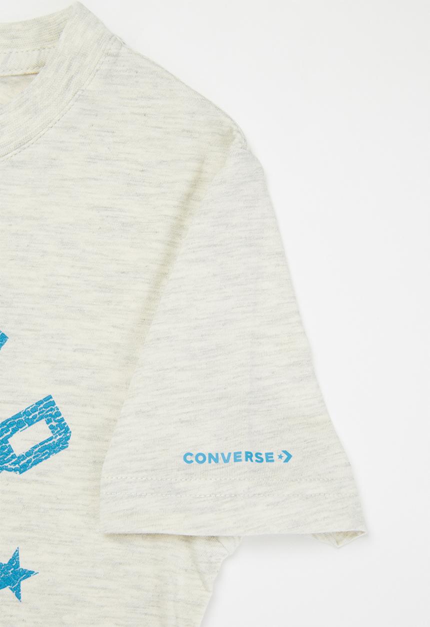 Converse - Converse boys collegiate shoe tee - neutral 