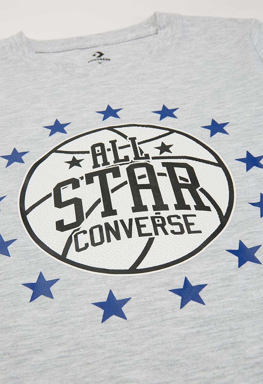 Converse - Converse boys all star court tee - grey 