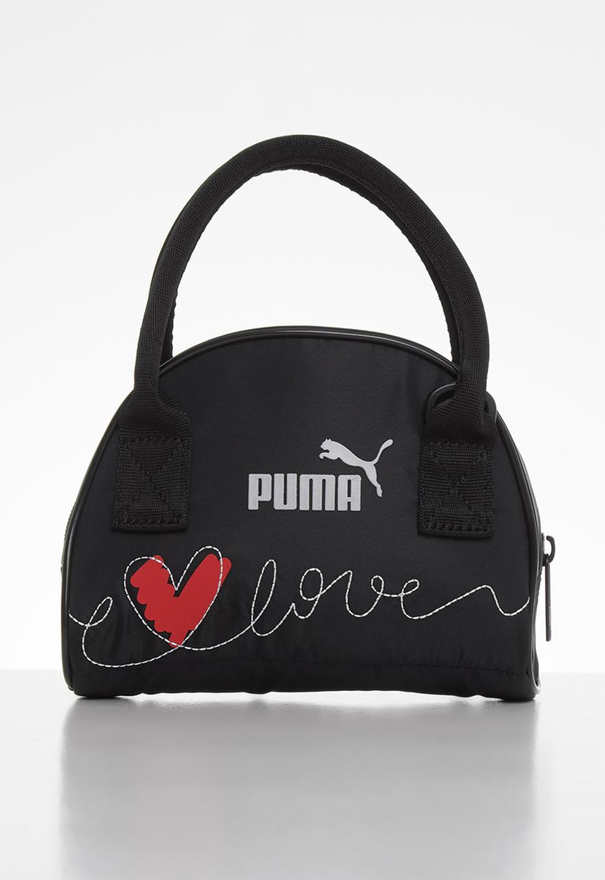 PUMA - Valentines mini grip bag cor - black