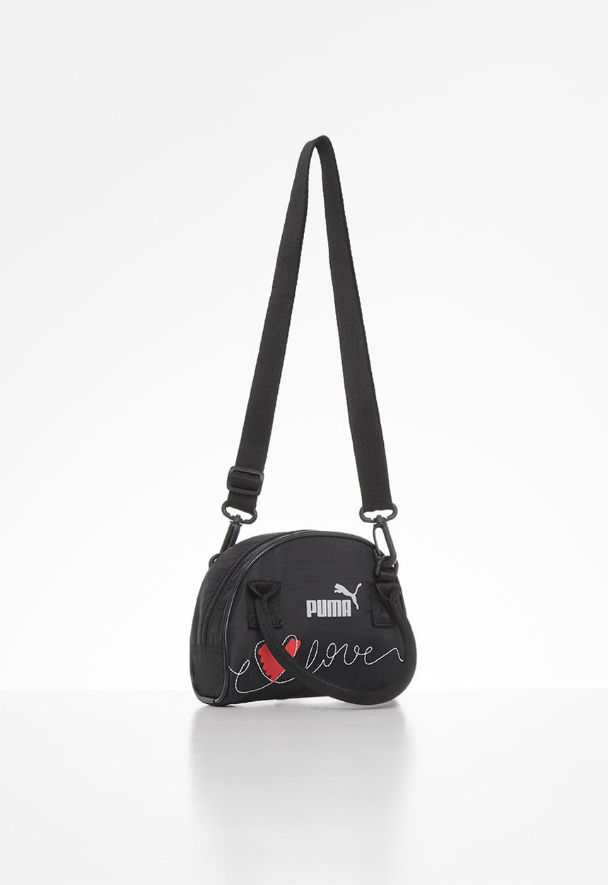 PUMA - Valentines mini grip bag cor - black