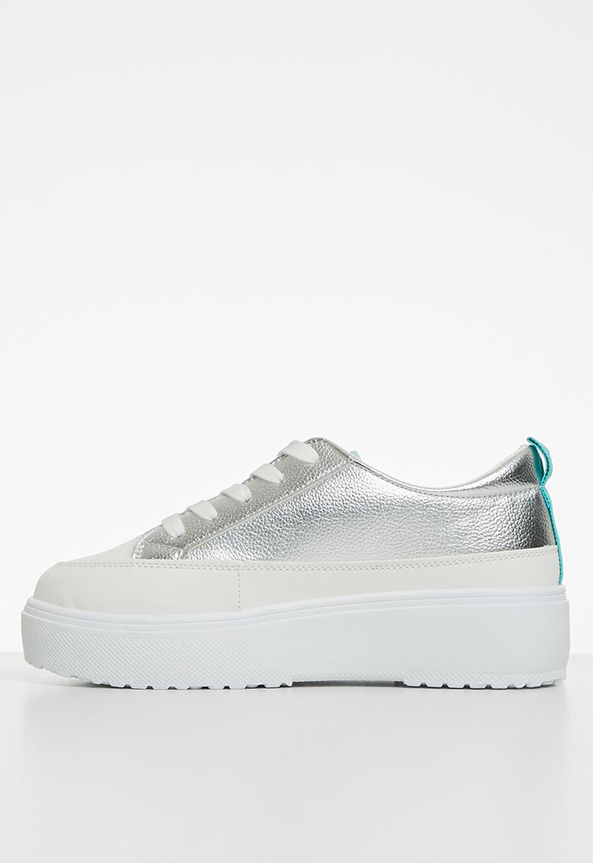KANGOL - Saturn sneaker - silver & turquoise