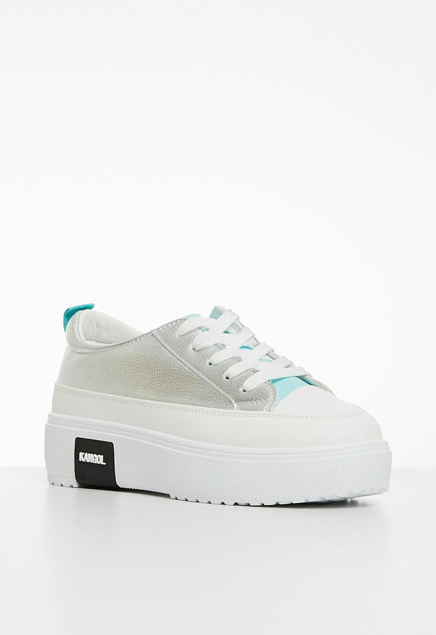 KANGOL - Saturn sneaker - silver & turquoise