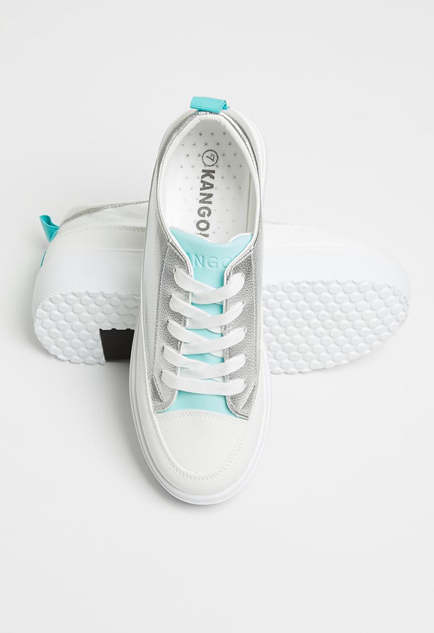 KANGOL - Saturn sneaker - silver & turquoise