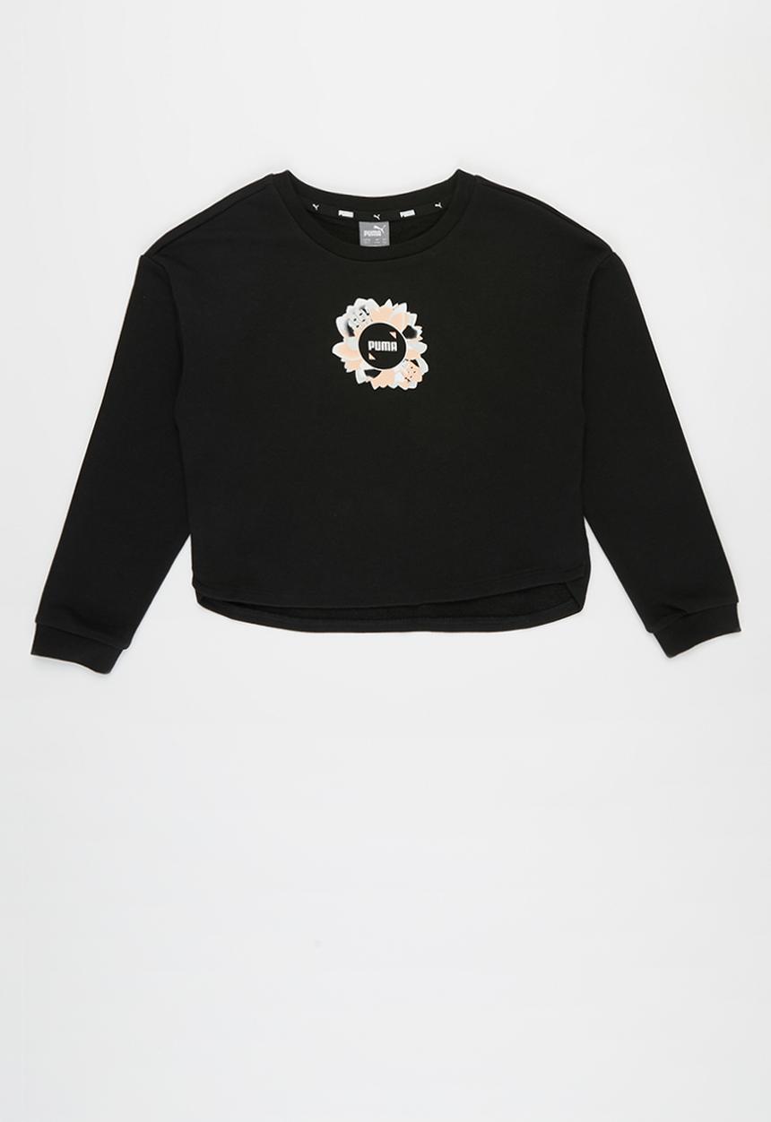 PUMA - Girls alpha crew sweater - black