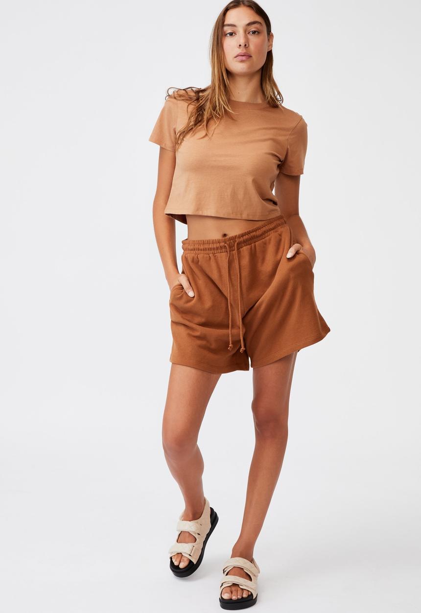 Cotton On - The baby tee - brown