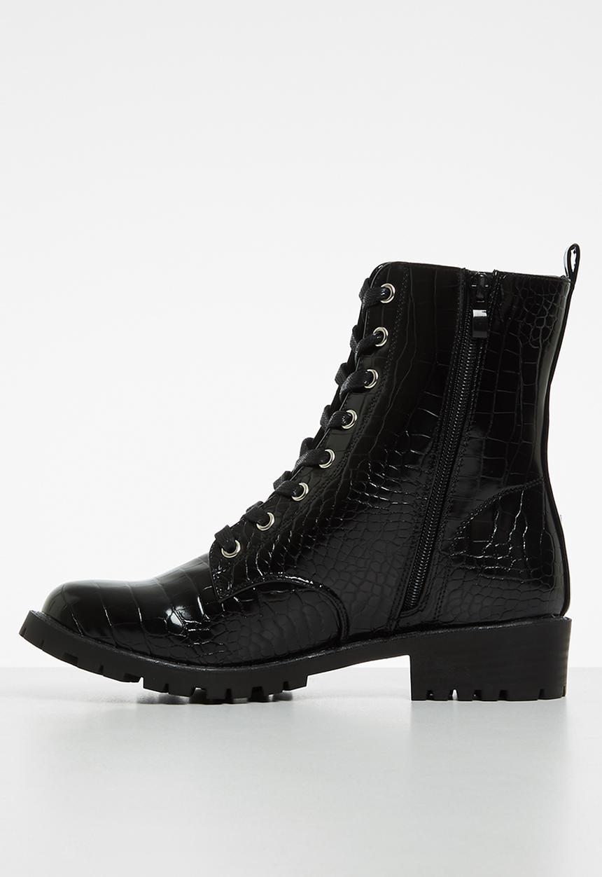 Madison® - Pat combat boot - black