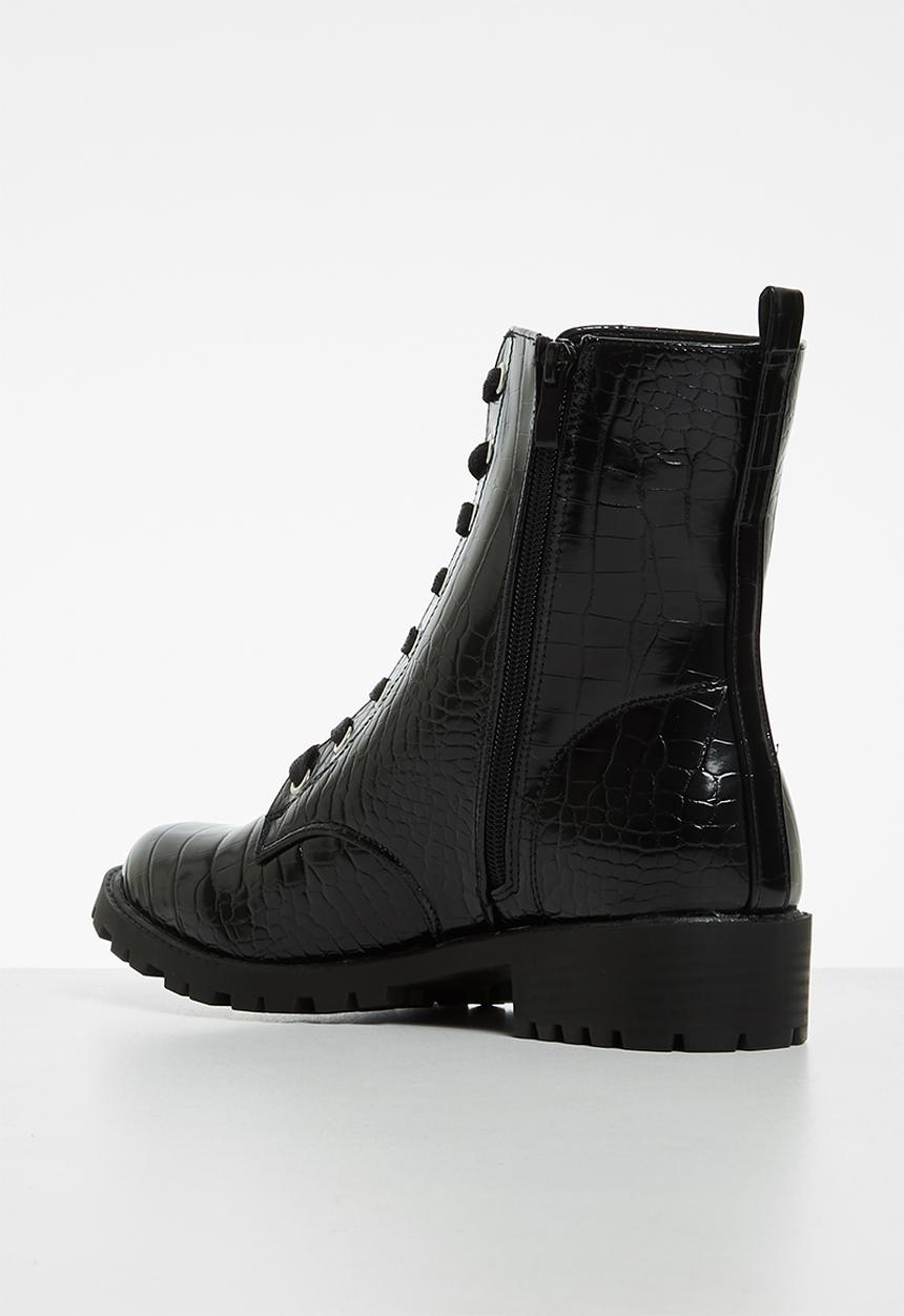 Madison® - Pat combat boot - black