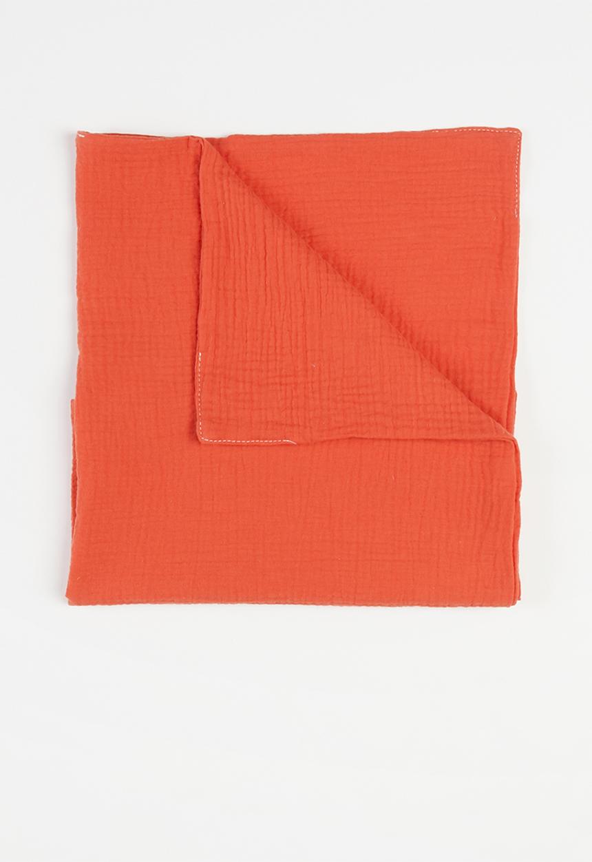 Baby Star - Double layer muslin swaddle - red