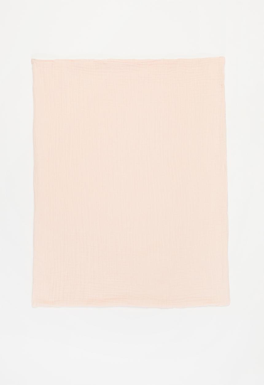 Baby Star - Double layer muslin swaddle - pale pink