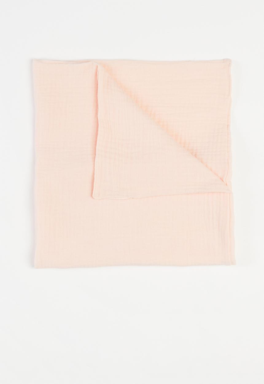 Baby Star - Double layer muslin swaddle - pale pink