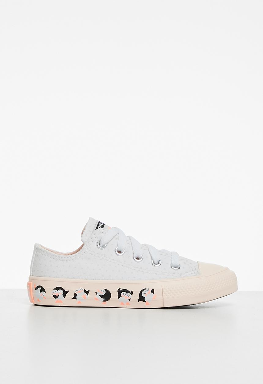 Converse - Chuck Taylor all star penguin print ox - white