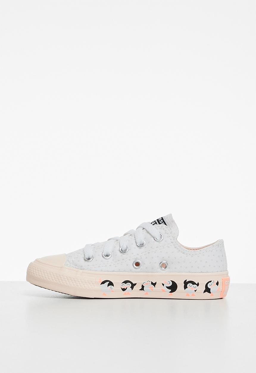Converse - Chuck Taylor all star penguin print ox - white