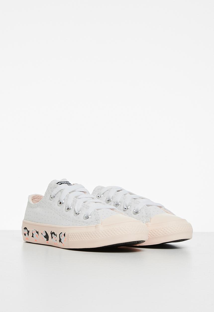 Converse - Chuck Taylor all star penguin print ox - white