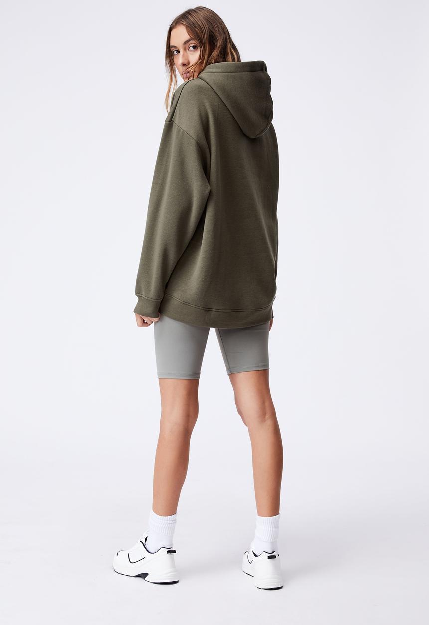 Cotton On - Lifestyle oversized hoodie - khaki 