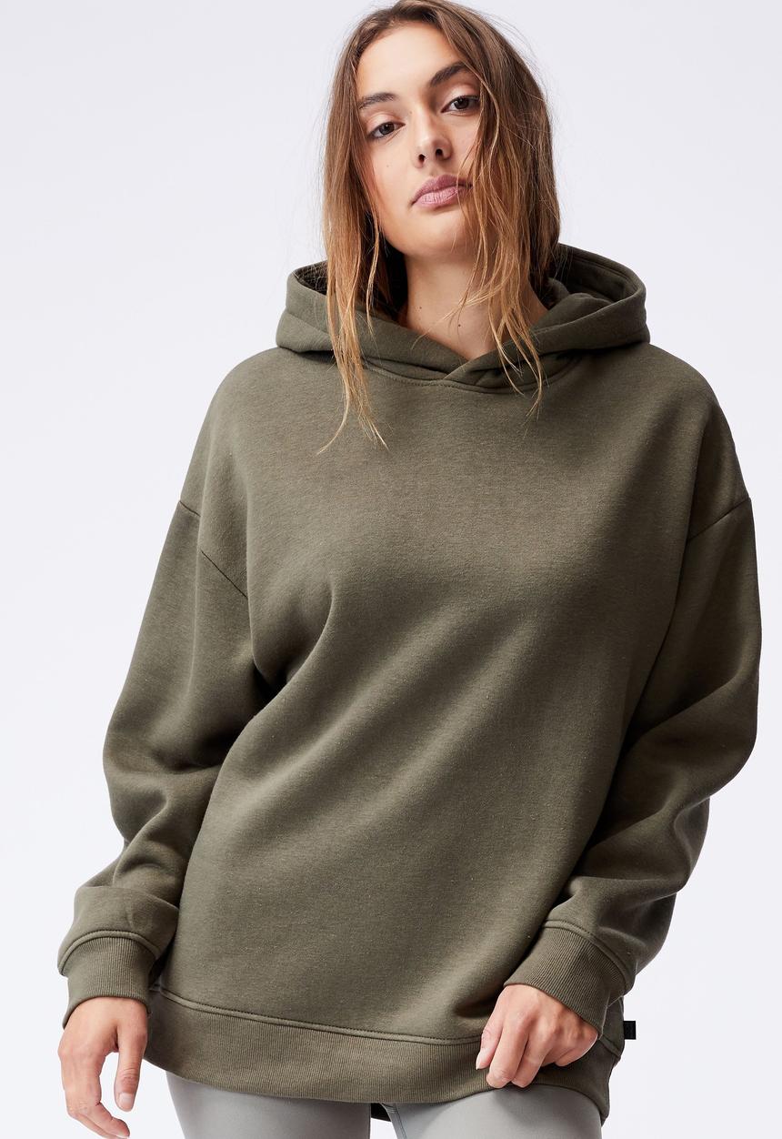 Cotton On - Lifestyle oversized hoodie - khaki 