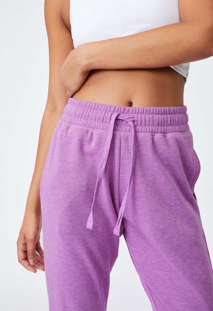 Cotton On - Lifestyle gym track pant - purple 