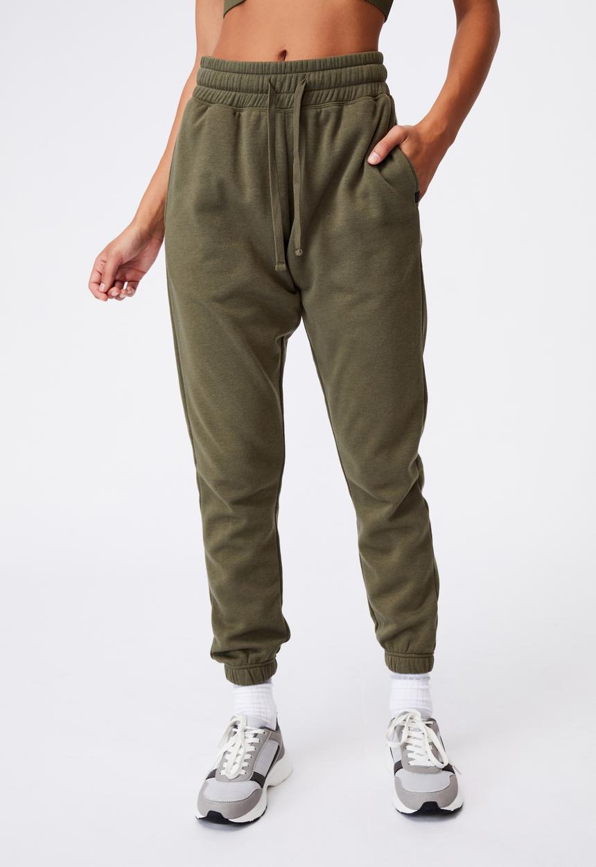 Cotton On - Lifestyle gym track pant - khaki 