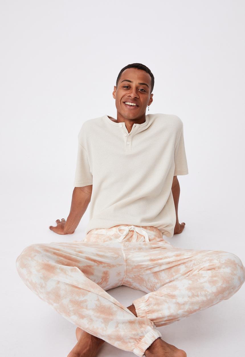 Cotton On - Pj drake - peach tie dye