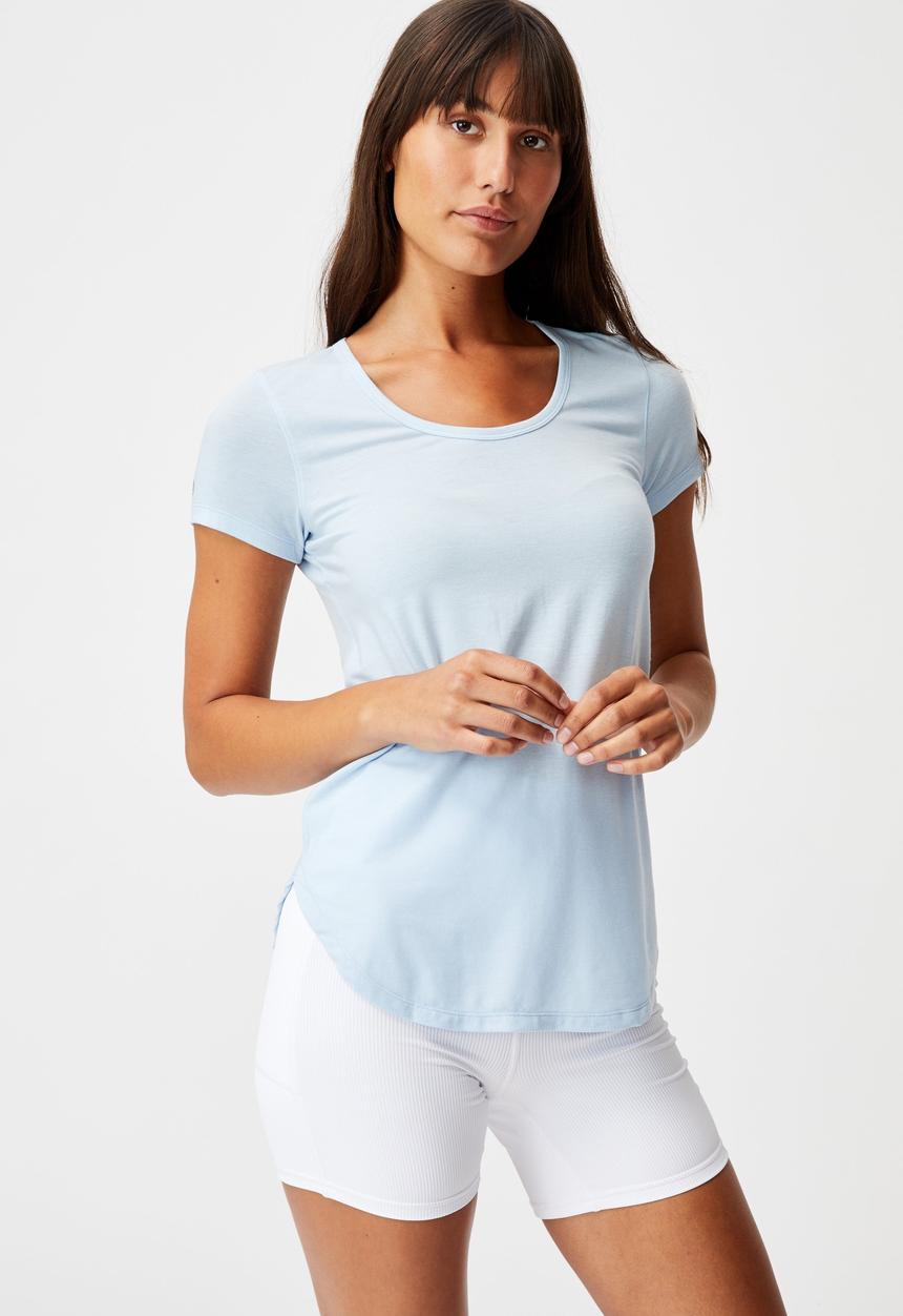 Cotton On - Gym T-shirt - baby blue