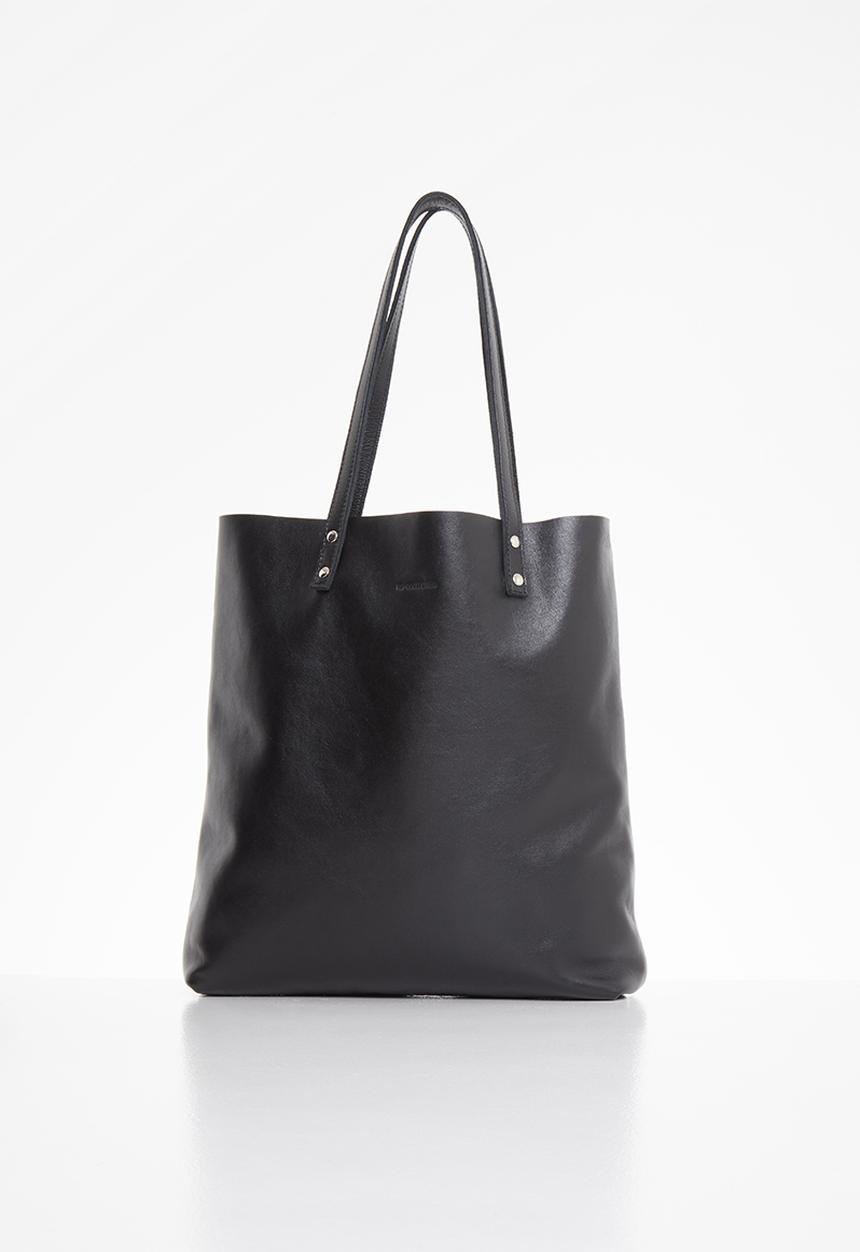 FSP Collection - Heidi leather shopper - black