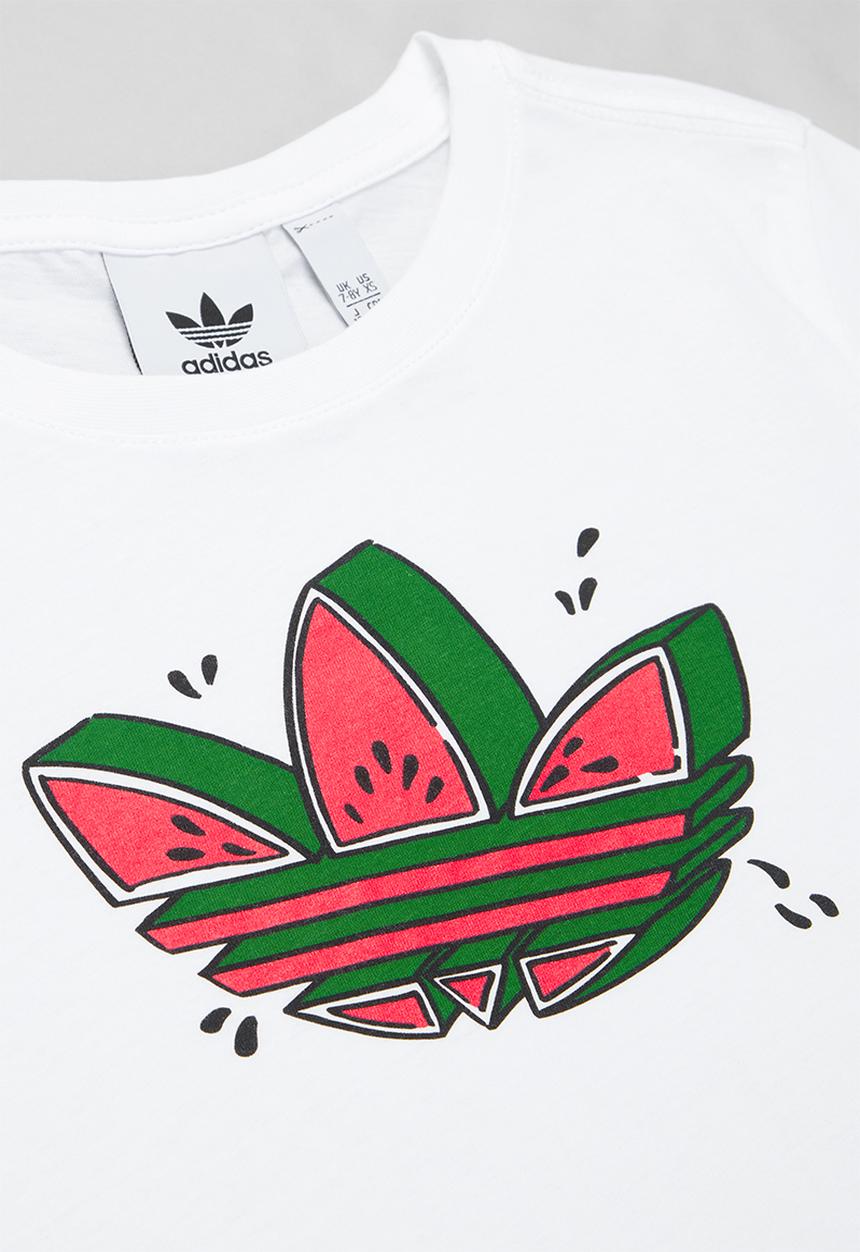 adidas Originals - Watermelon tee - white