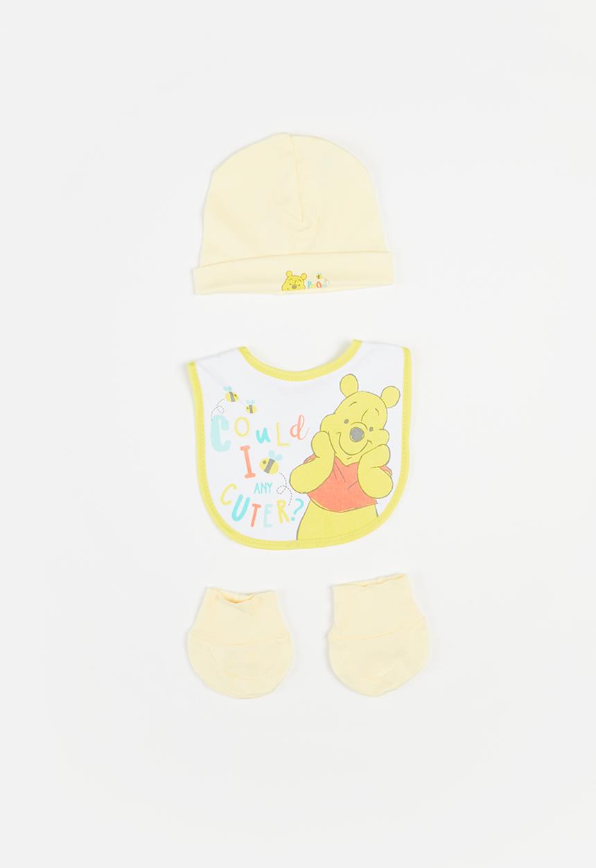 Character Group - Winnie the pooh newborn set - yellow & white 