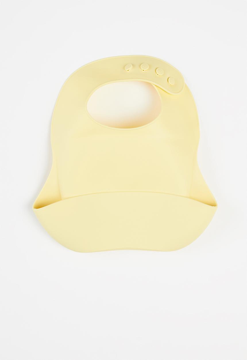 Baby Star - Silicone bib - candy yellow