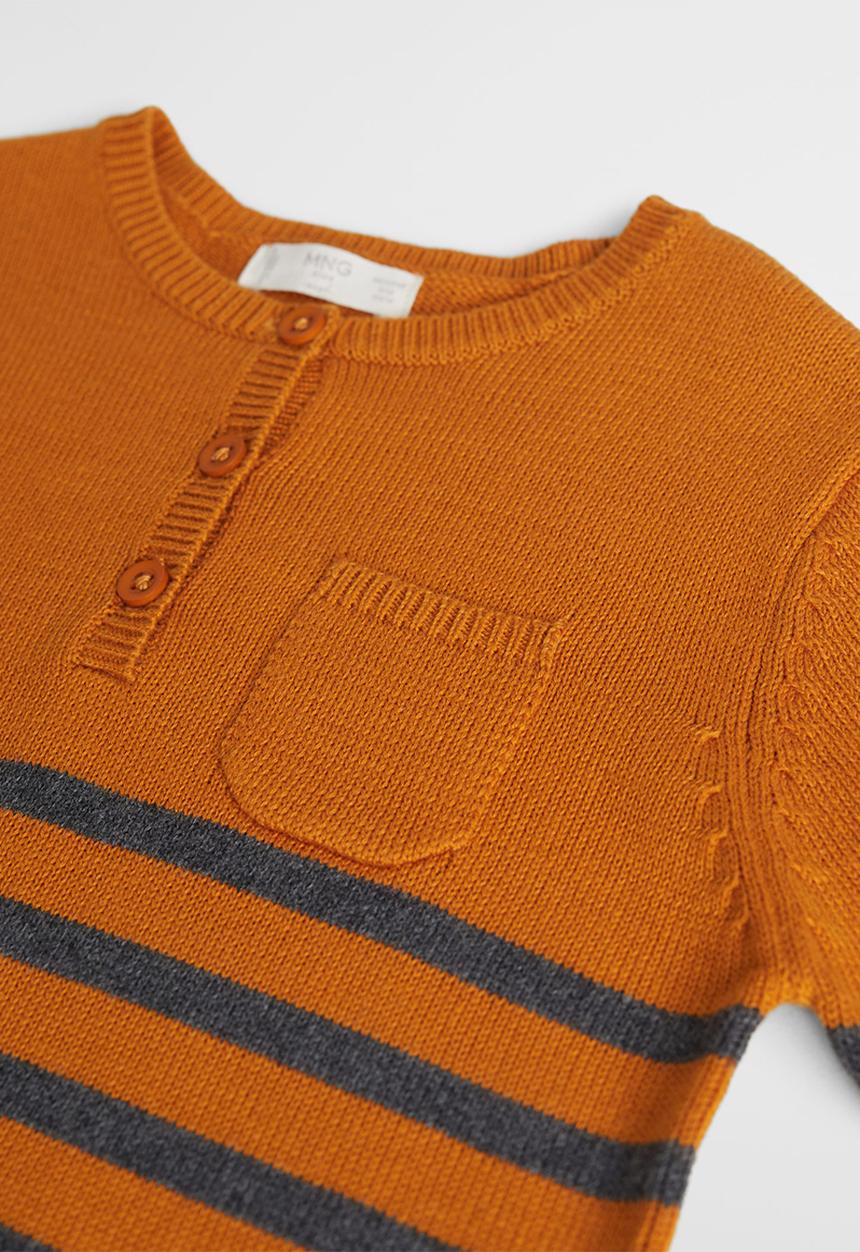MANGO - Bread sweater - mustard 