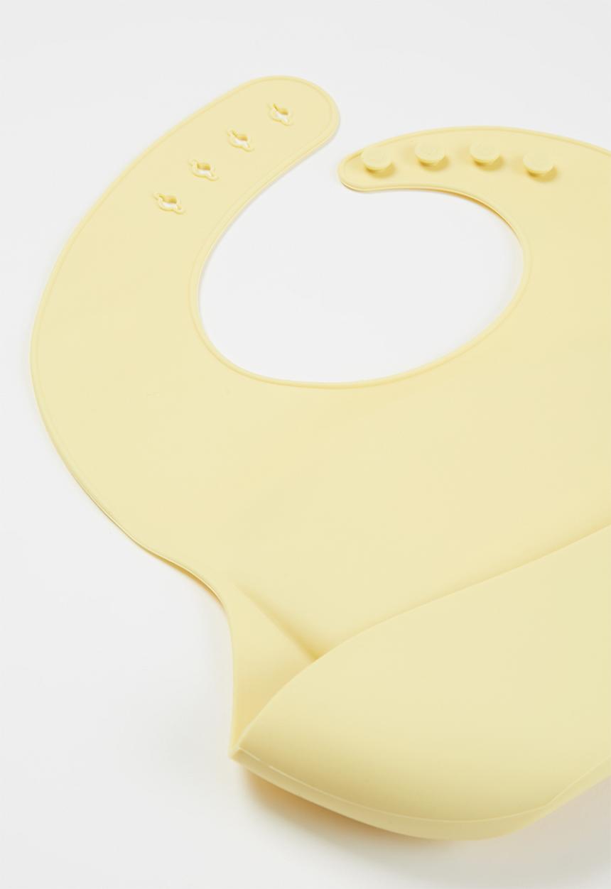 Baby Star - Silicone bib - candy yellow