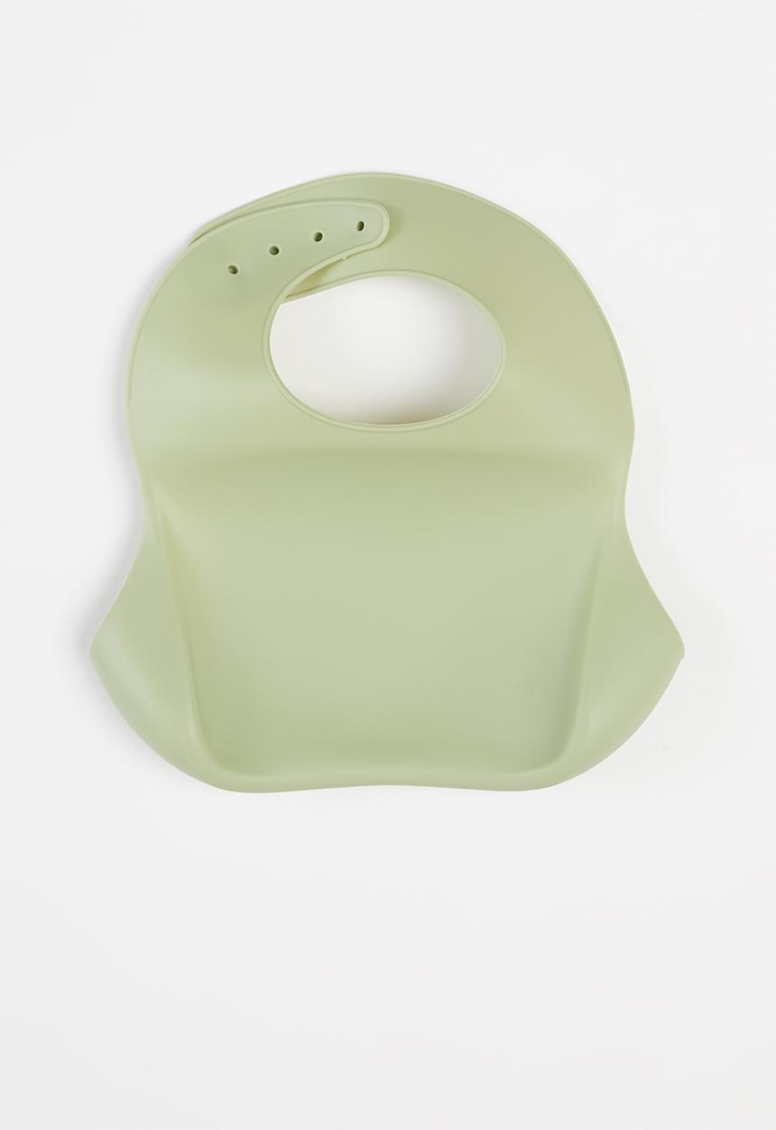 Baby Star - Silicone bib - green