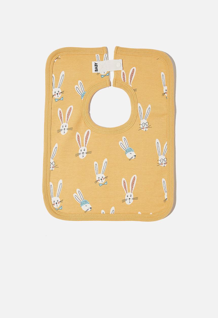 Cotton On - The square bib - vintage honey