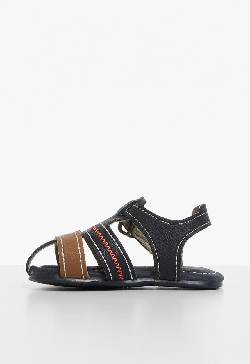 Klin - Cupcake sandal - navy & caramel