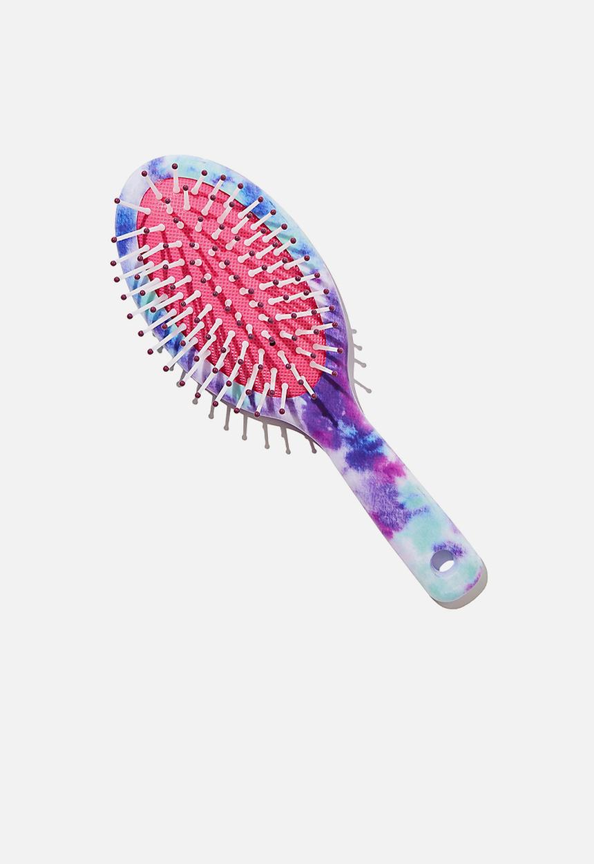 Cotton On - Kids hair brush - tie dye purples