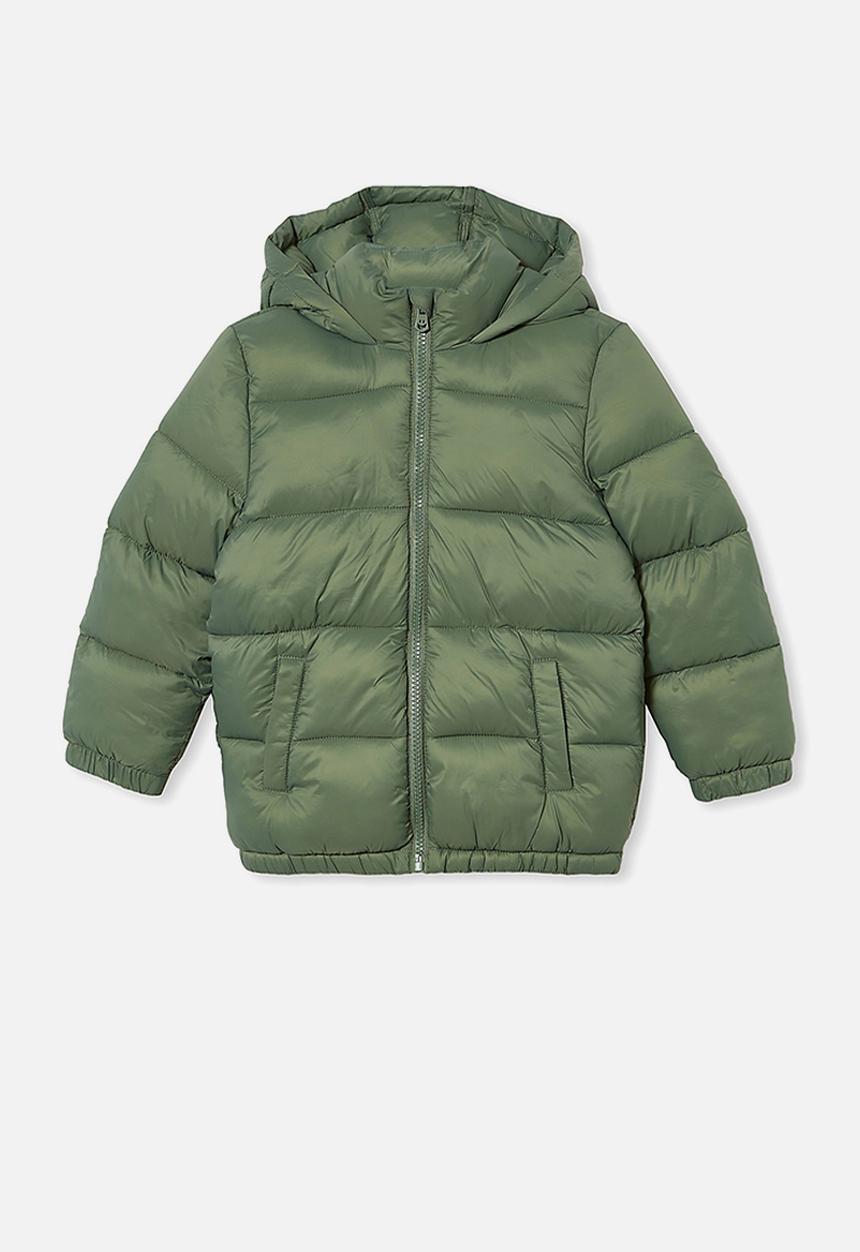 Cotton On - Frankie puffer jacket - swag green