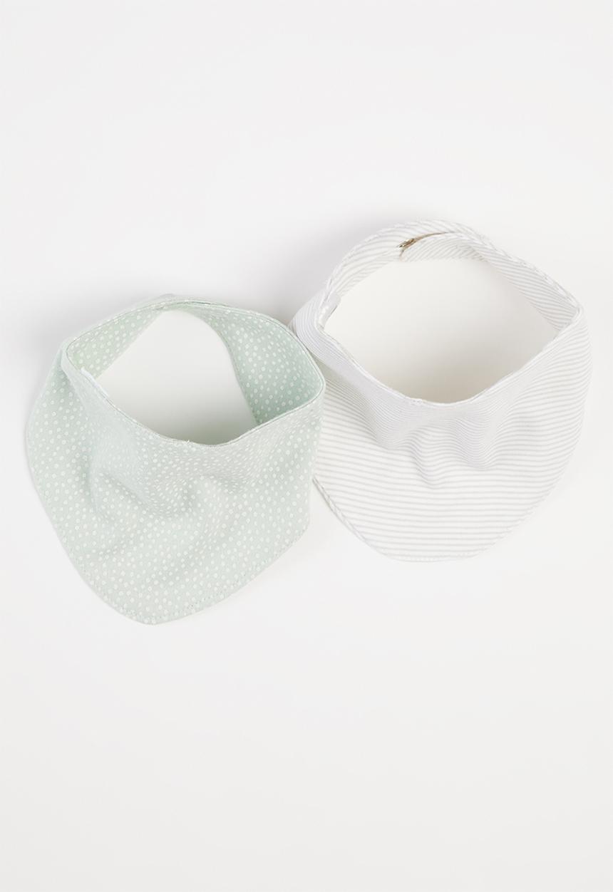 Superbalist Kids - Baby girls 2-pack printed bibs - multi 