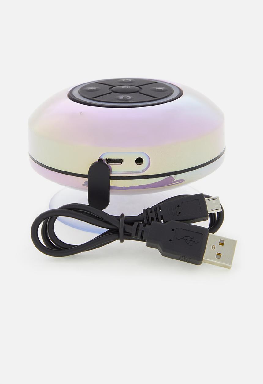 Typo - Led shower speaker - iridescent