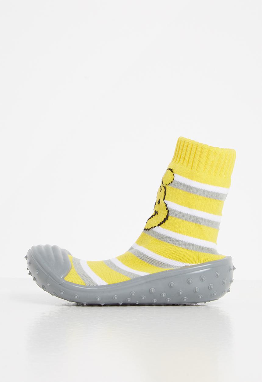 Character Group - Winnie the pooh rubber socks - yellow