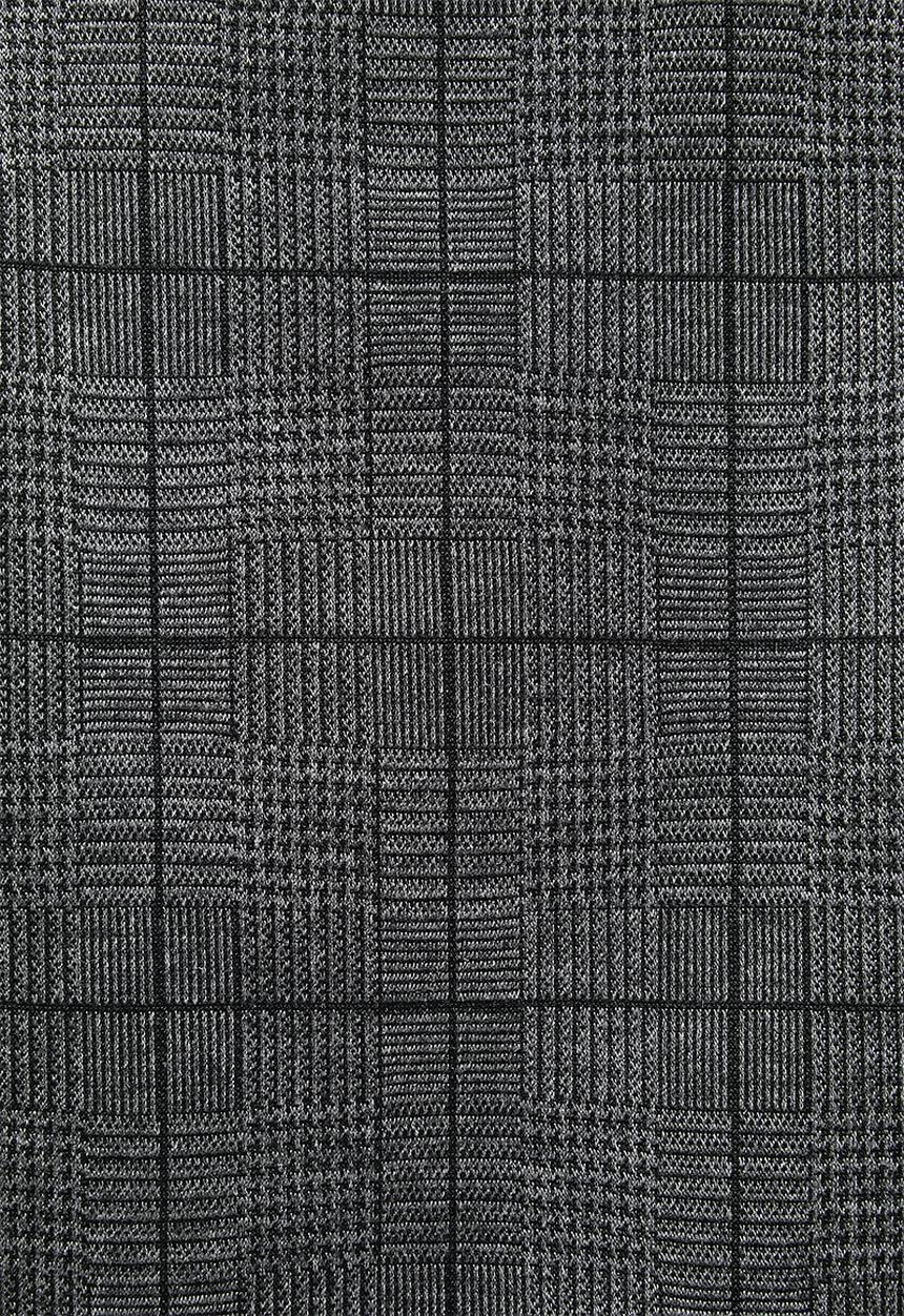 edit - Check woven jogger - grey & black
