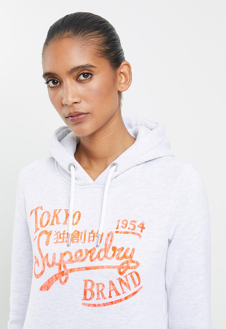 Superdry. - Rw classics hoodie - grey 