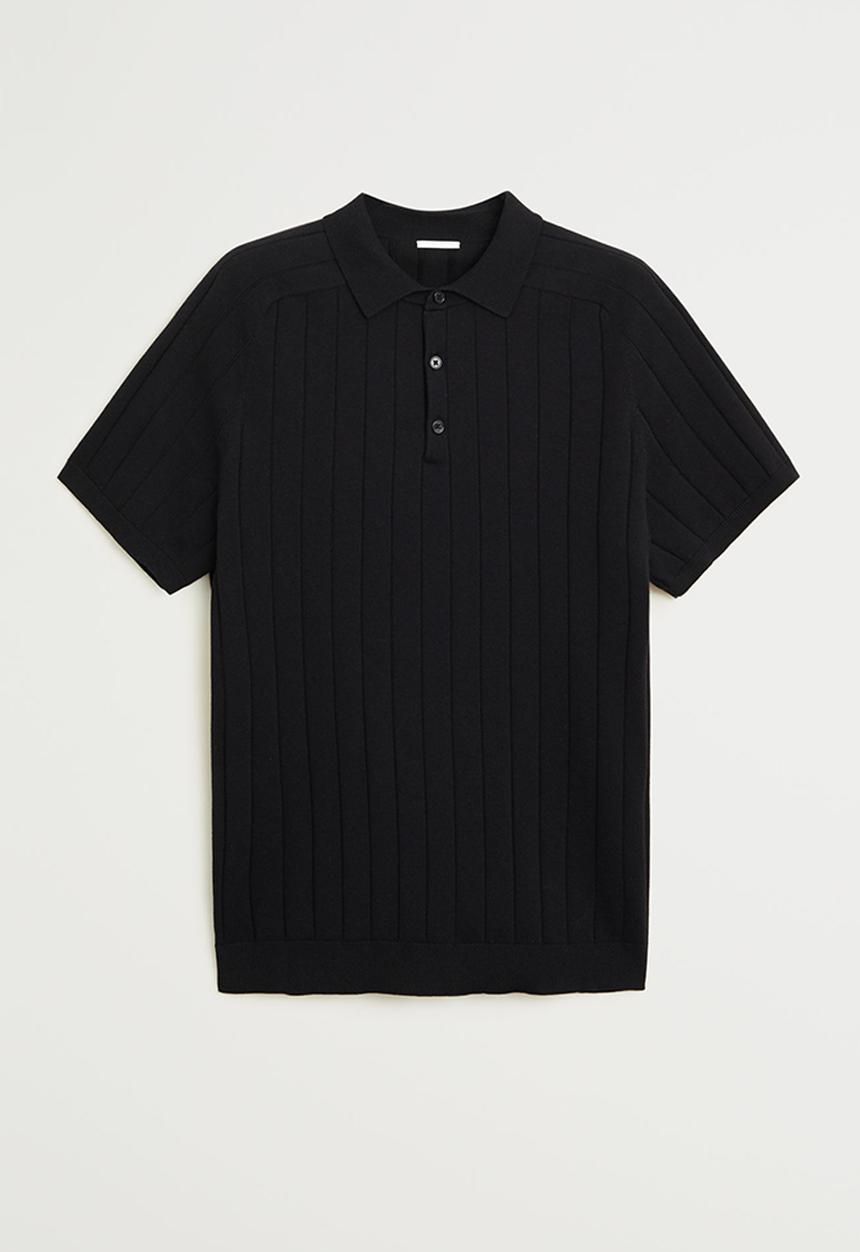 MANGO - Riga polo - black