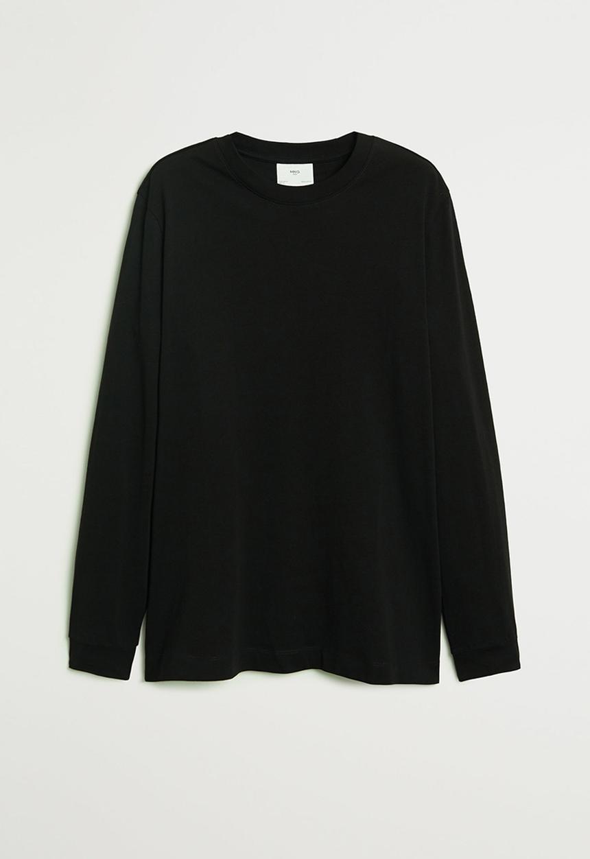 MANGO - Gareth T-shirt - black